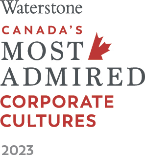 Waterstone Canada's Most Admired Corporate Cultures 2023 Award Logo
